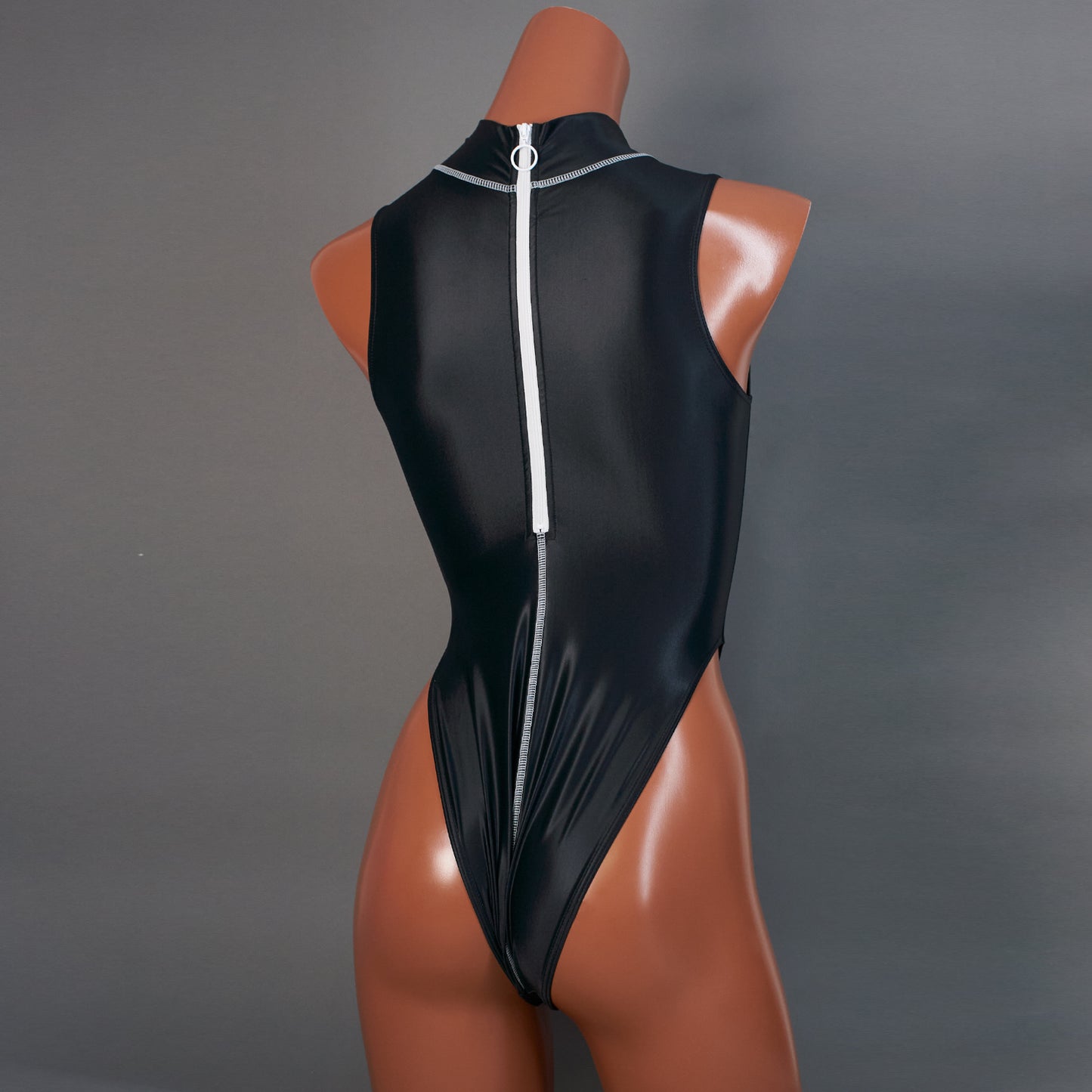 【REALISE】Hi neck high leg Swimsuit (K-0303 KW)