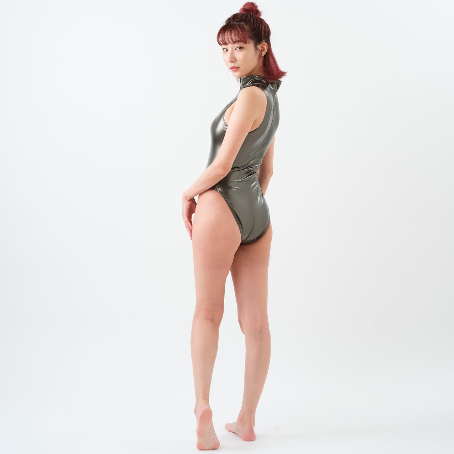 [PRICE DOWN]【REALISE】Rubberized One-piece Swimsuit (N-996-2023 GMT-KW)