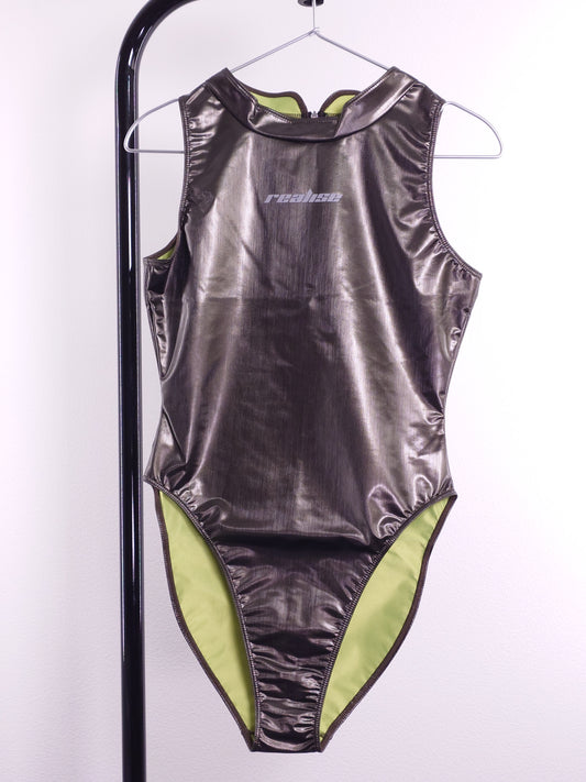 (PRICE DOWN)【REALISE】Rubberized One-piece Swimsuit (N-997-HL)