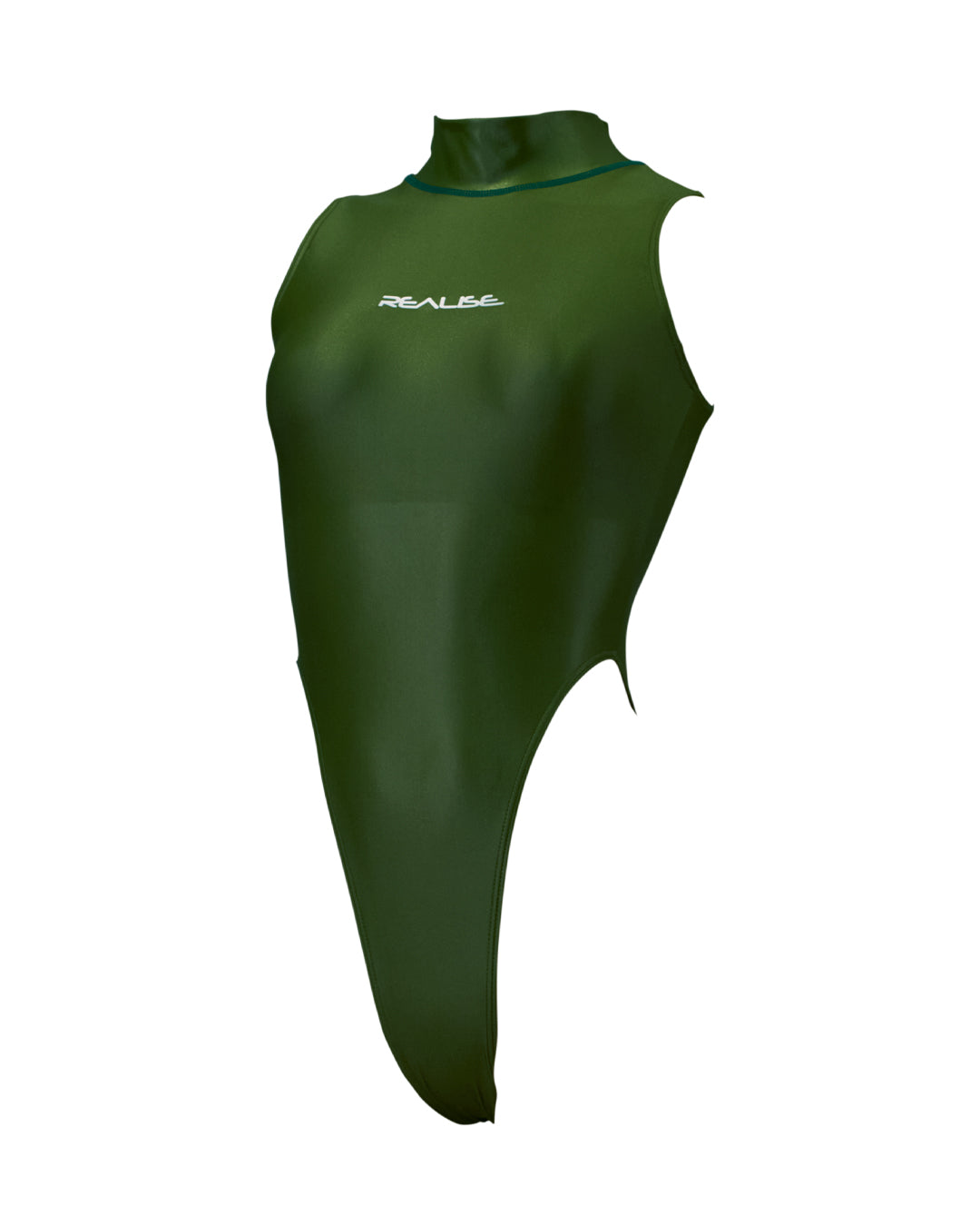 "Shipping on 22nd of December"【REALISE】Hi neck high leg Swimsuit  (K-0303 KW)