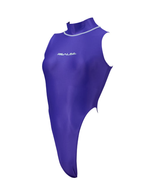 "Shipping on 22nd of December"【REALISE】Hi neck high leg Swimsuit  (K-0303 KW)