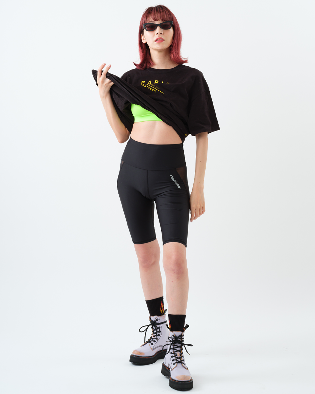 【REALISE】Panel Mesh Bike Pants (LG-001ST BK-KW)