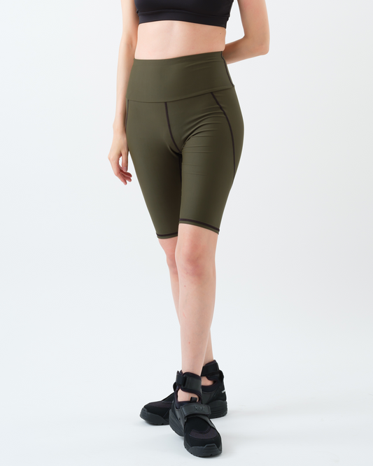 【POOLSIDER】Compressive Active Leggings (PSLG-20-001 OLV-KW)