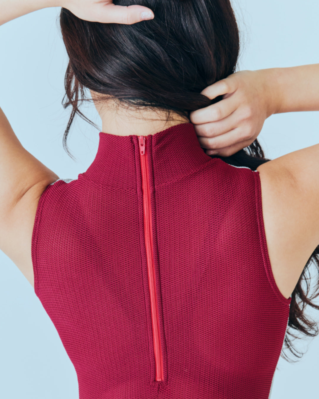 【REALISE】Hi neck Mesh Bodysuit  (N-0371MSH) extra image