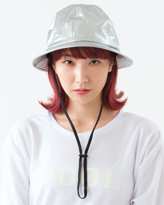 【POOLSIDER】Rubberized Metro Hat (PS-HG-001 SLV-KW)