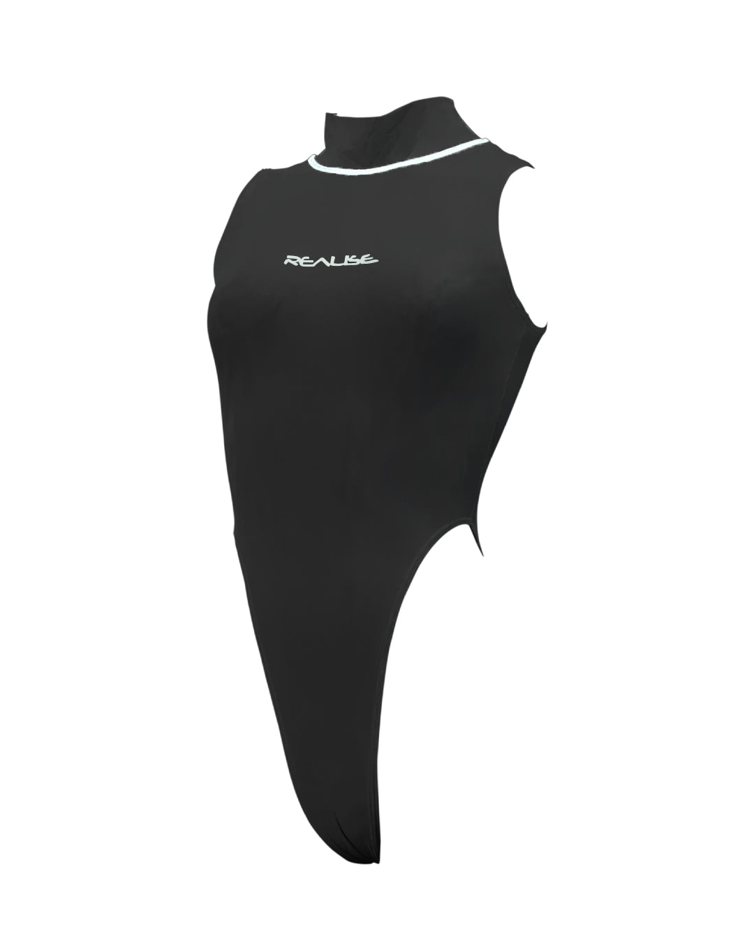 【REALISE】Hi neck high leg Swimsuit  (K-0303 KW)