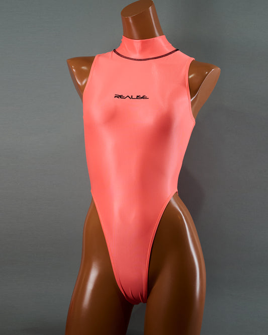 【REALISE】K-0303 Hi neck high leg — Acid Coral (K-0303 KW)