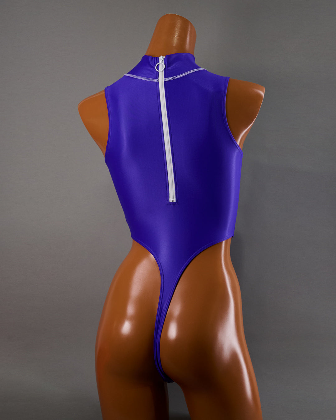 【REALISE】T-0303 Hi neck Thong back — Midnight Surf extra image