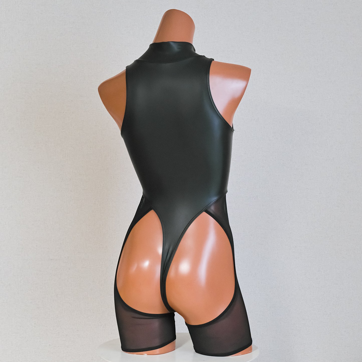 “Only 1 left”【REALISE】Cut Out Rubberized Thong Swimsuit (RSFT-002 HRD-NM)