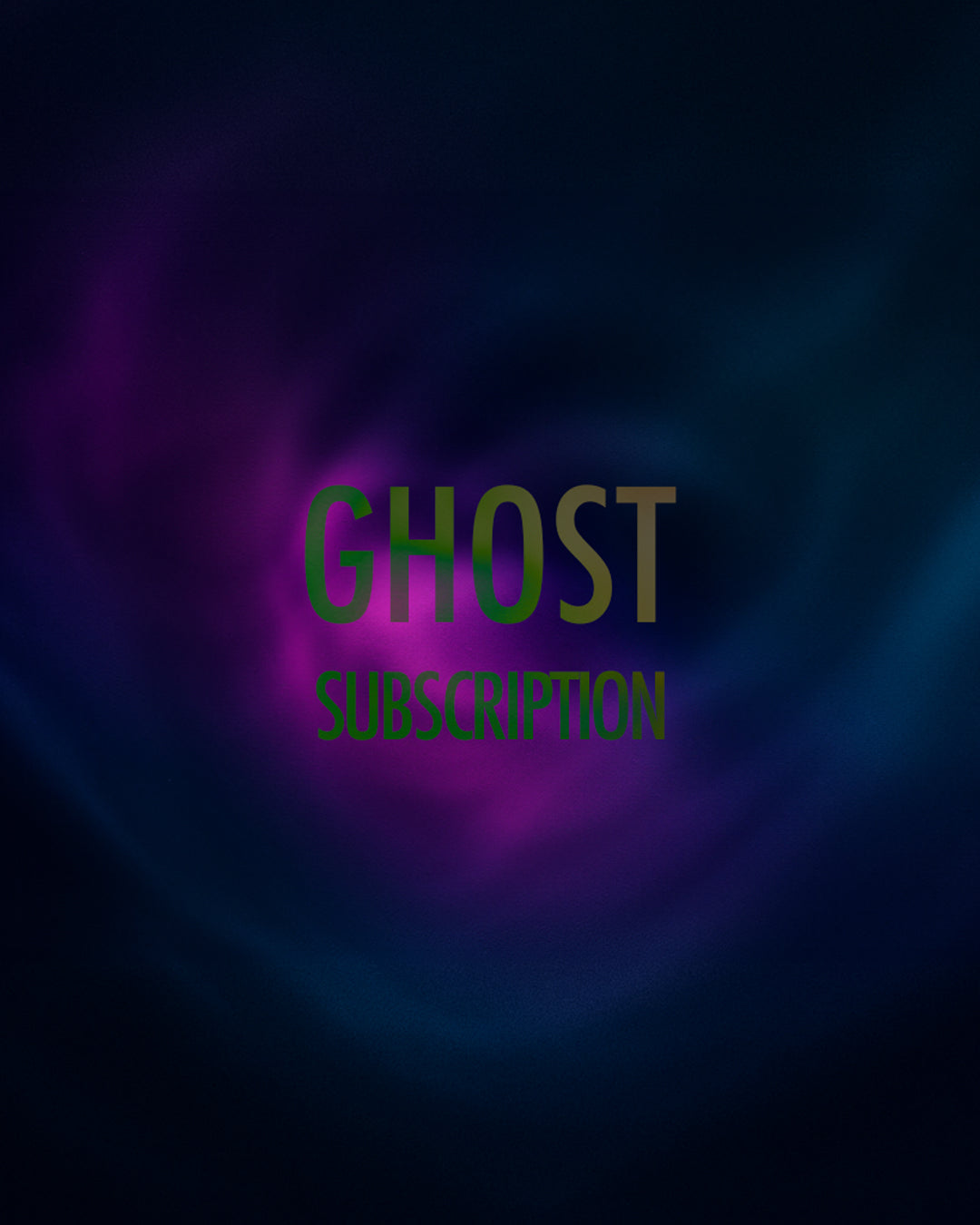 【SSGXXX CLUB】GHOST | Monthly Subscription (¥1,100/month)